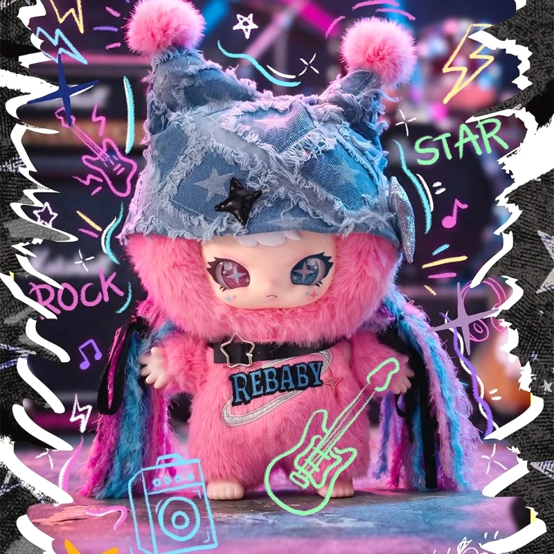 

Rebaby Teenage Era 400% Series Blind Box Rebaby Cute Anime Doll Rebaby Mystery Box Anime Figure Collect Room Decor Toy Girl Gift