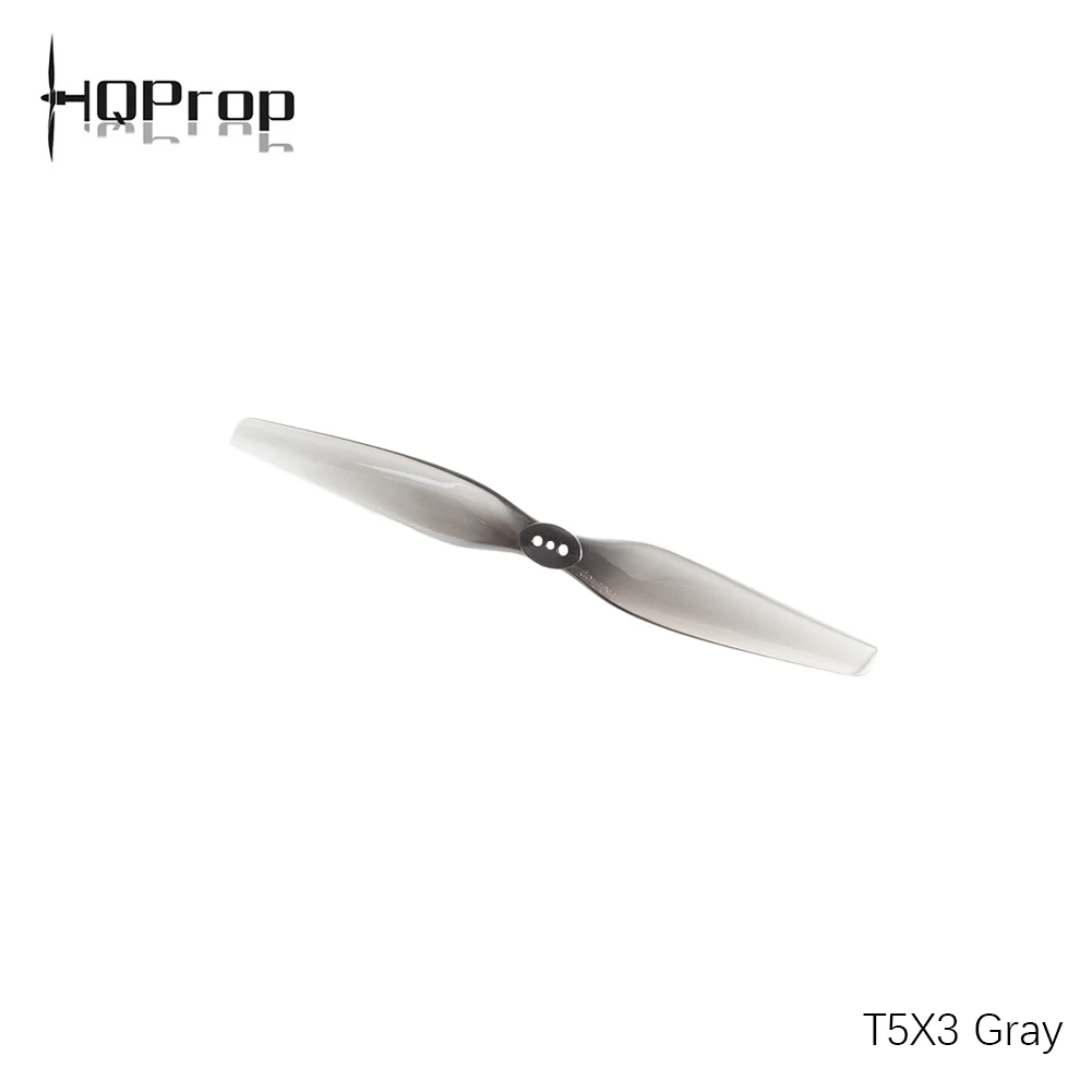 40pcs HQProp T5X3 Prop Grey CW CCW 5 inch 2 blades Poly Carbonate propeller for FPV RC Racing Drone Parts