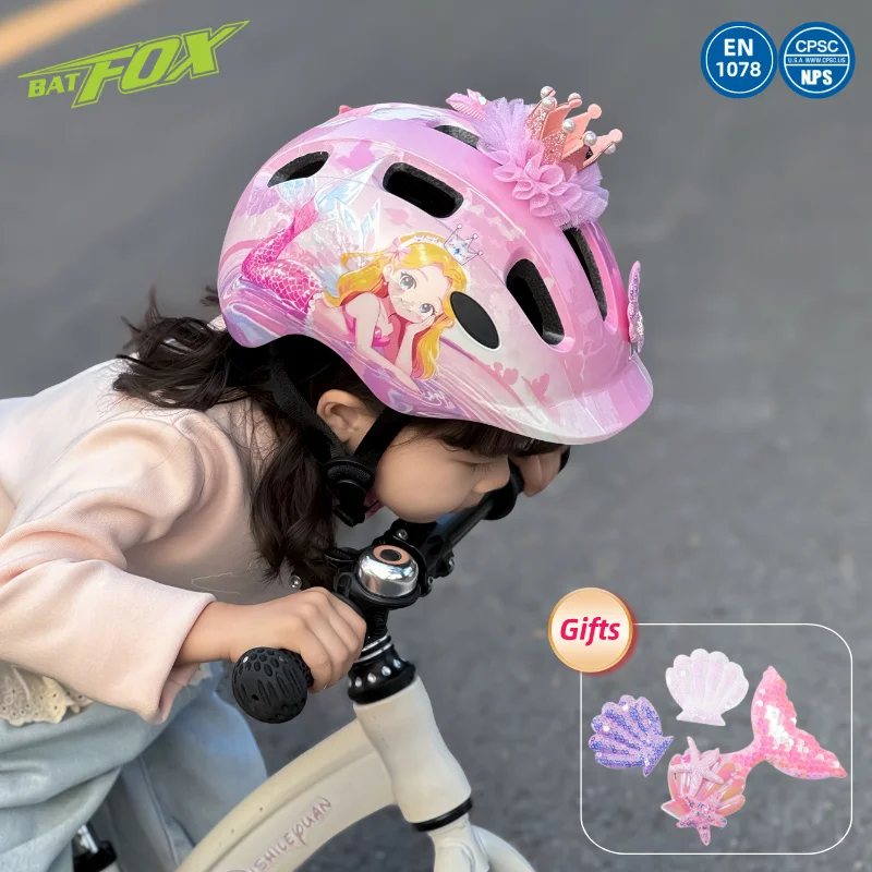 batfox-kids-bicycle-helmet-lightweight-ventilate-adjustable-safety-helmet-children-cycling-skateboard-balance-bike-sports-gear