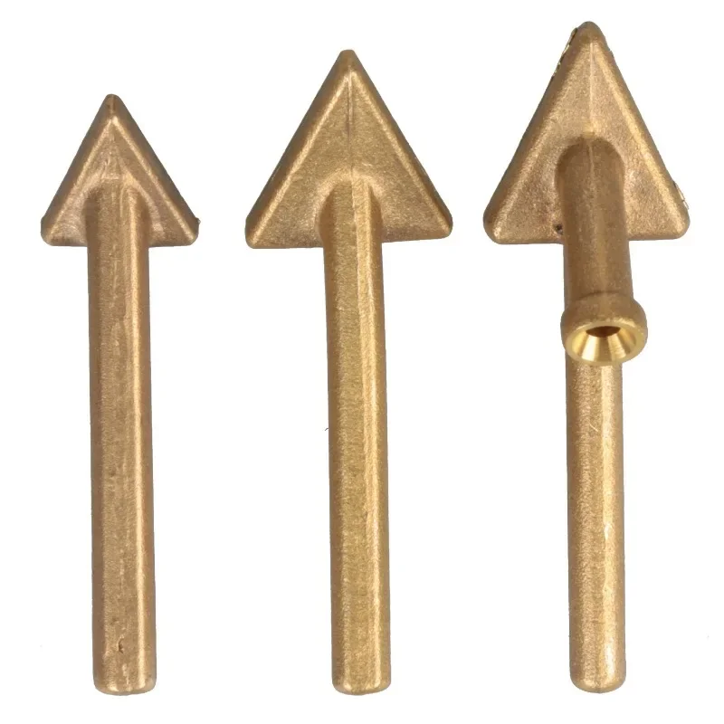 3pc Soldering Iron Tips Set Copper Triangular Smoothing Head Replacement Tips for 80Watt Plastic Welder Repair Tool