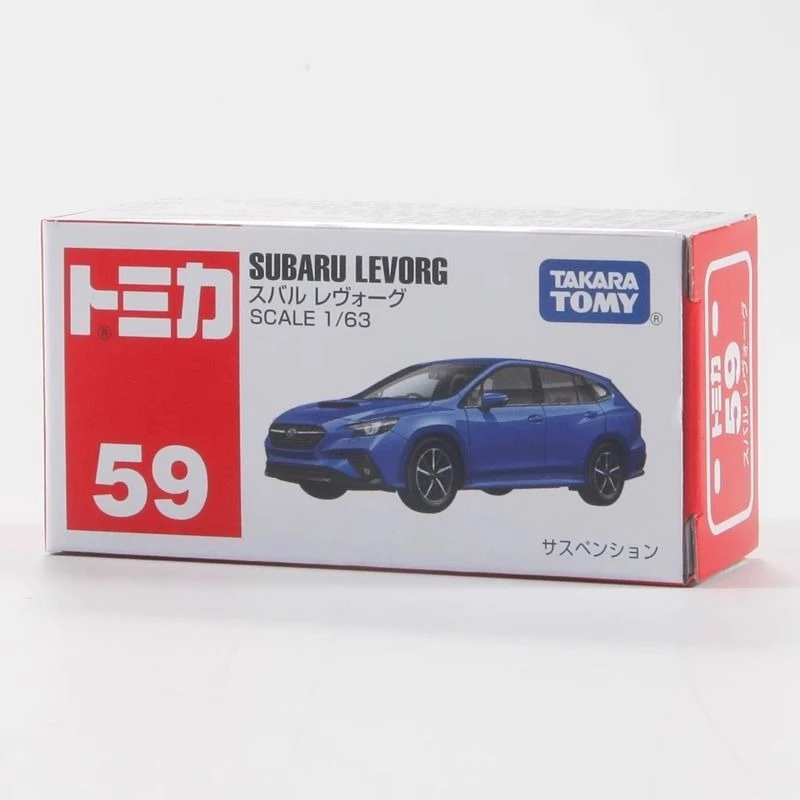 

TAKARA TOMY Tomica 1/63 Red-White Box Realistic Alloy Toy Car Model No.59 Subaru Legacy Exquisite Collectible Kids Toy Gift