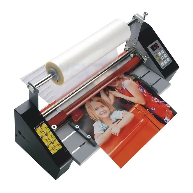 Speed And Temperature Control Laminating Machine  A3 A4 Plastic Sealing Machine Photo 1.1m/Minute Rolling Machine Film