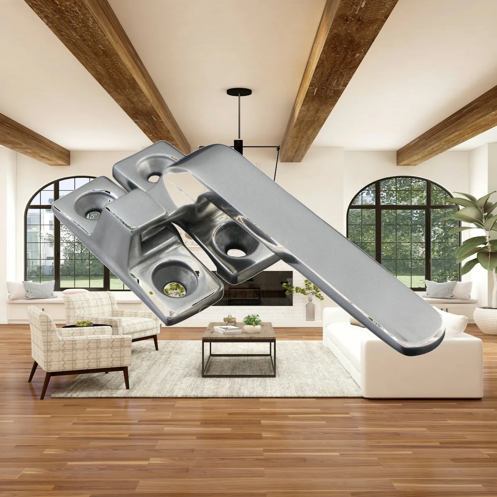 Rust Resistant Steel Rotary Handle Lock for Sliding Doors and Tool Cabinets