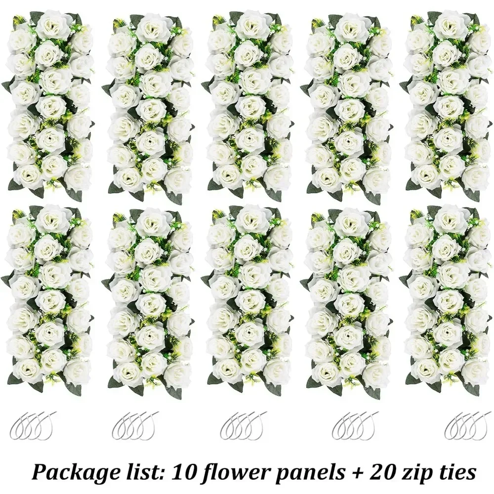 Wedding Artificial Flowers for Decoration White Table Decoration & Accessories Home Decor Valentine's Day Vase Room Decorations