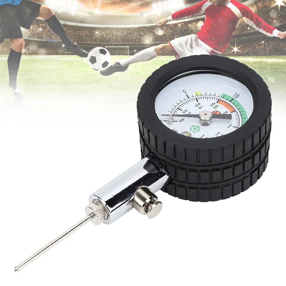 

Stainless Steel Portable Football Pointer Accurate Mini Universal Inner Pressure Measurement Portable Pressure Gauge