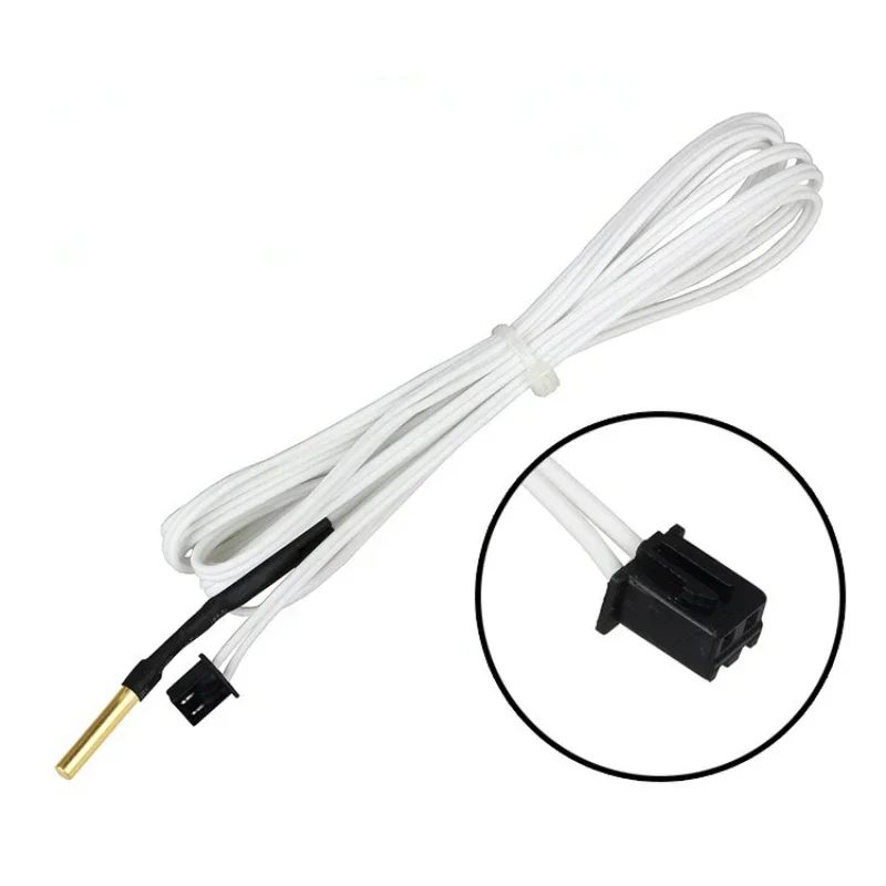 Sensor de temperatura termistor HT-NTC100K 1M/2M alta temperatura para E3D V6 Hotend J-Head Kit 300 grados B3950 cabezal de latón NTC100K