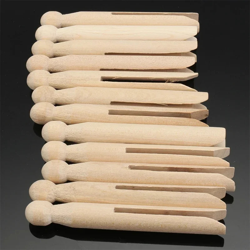 25pcs 11cm Wood dolly peg Wood Clothes Pins Pegs Traditional Dolly Wooden Clothes Pegs Clothes Pins Clothespins Crafts Supplies