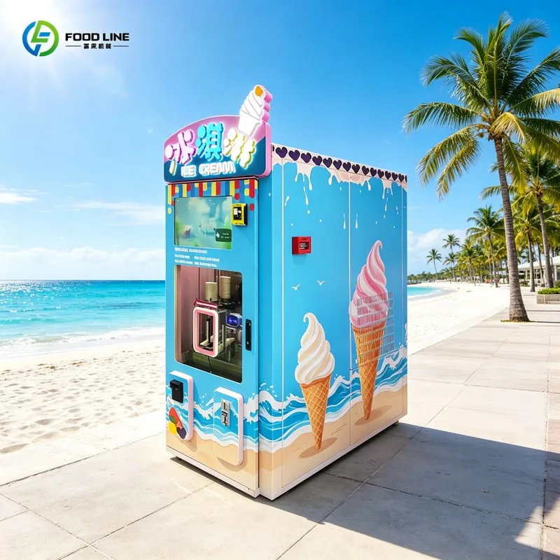 Ice Cream Vending Machine for Festivals FL Customized Hot Sale Fast Serve Soft Ice Cream Machine