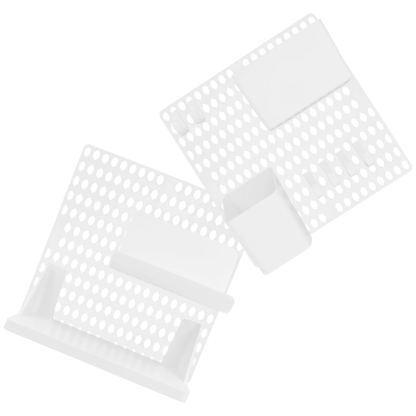 

Wall Storage Box Pegboard Kit Plastic ganizers Punch Free Lightweight Sturdy Edges DIY Storage Shelf Home Office