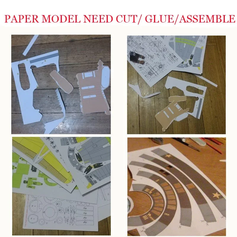 78cm Aug Gewehr 3d Papier Modell Waffen Schusswaffen handgemachte Zeichnung Spielzeug