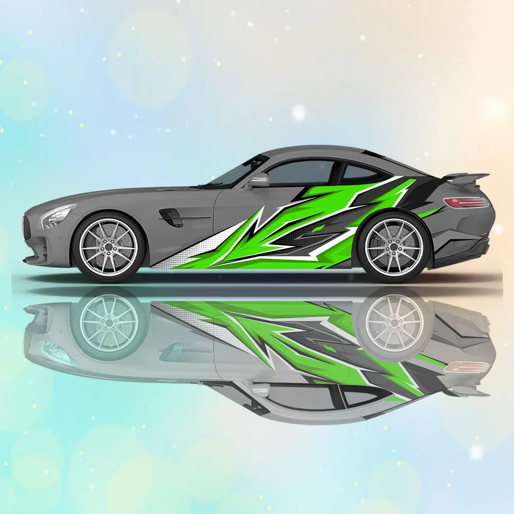 

Irregular Geometric Car Vinyl Wraps Decal Self-adhesive PVC Anti Scratch Sticker Suitable for Trucks SUV Decor Auto Accessories