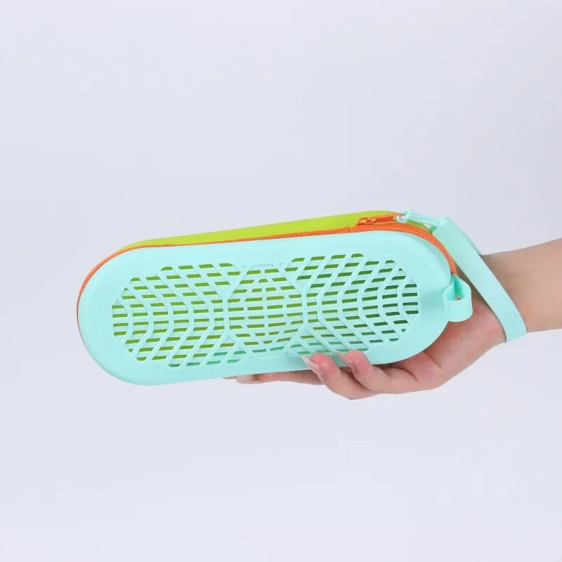 New Portable Sunglasses Storage Case Double Sided Breathable Large Capacity Silicone Swimming Goggles Box Glasses Protection Box