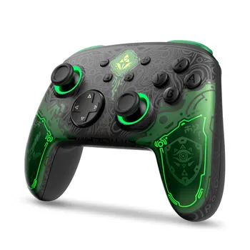 IINE Falcon Zelda Pro Controller Wake-up Support NFC Amiibo Compatible Nintendo Switch/OLED/PC Steam/Android/iOS