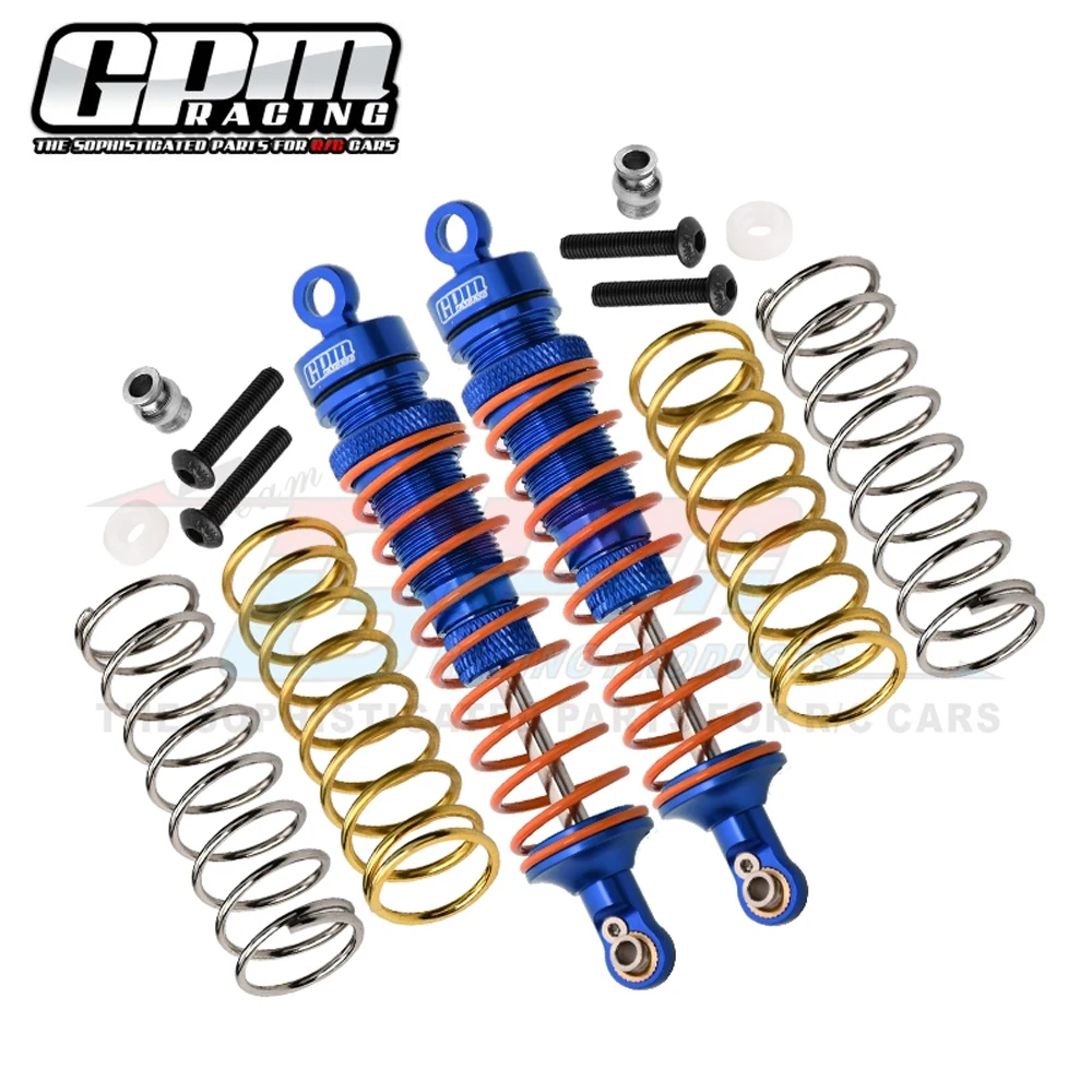 

GPM Metal Aluminium 102MM Bold Rear Shock Absorber Assembly for Traxxas 1/10 Rustler Hoss Slash 4X4 VXL RC Car Upgrade Parts RC