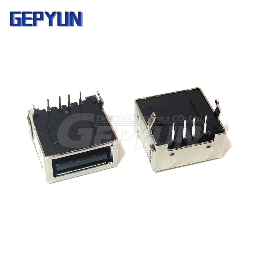 10Pcs USB Type A Standard Port Female Solder Jacks Connector PCB Socket USB-A USB-B type