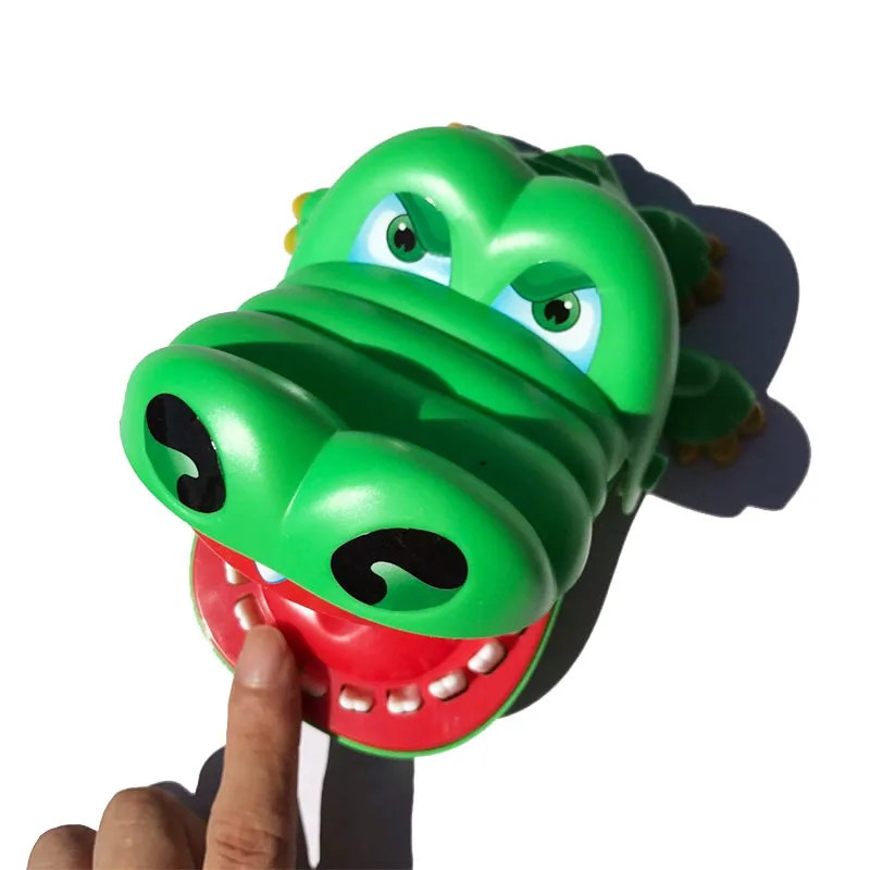 Children Large Crocodile Shark Mouth Dentist Bite Finger Game Novelty Gags Toy Kids Game for Reaction Training