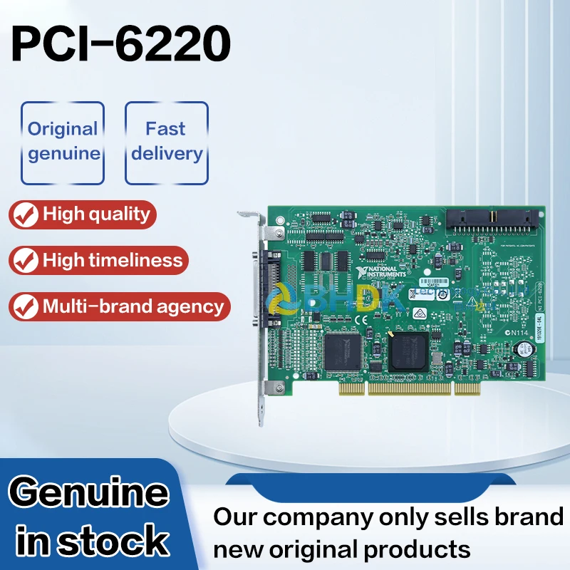 For PCI-6220 779065-01 PCI Multifunction DAQ Card 250kS/s Sampling Rate Counter Timer Board