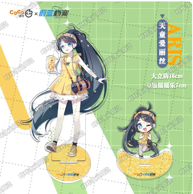 Anime Blue Archive Alice Hayase Yūka 16cm 7cm Acrylic Stand Figure Model Plate Cosplay Collection Desktop Decor Gifts BKCY