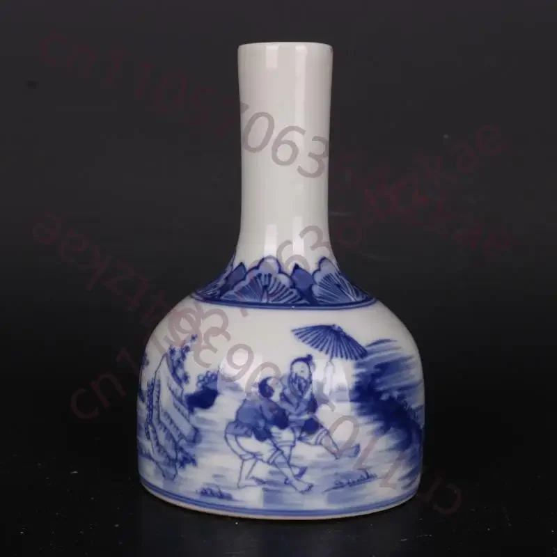 Chinese Porcelain Qing Qianlong Character Pattern Vase Collection Crafts
