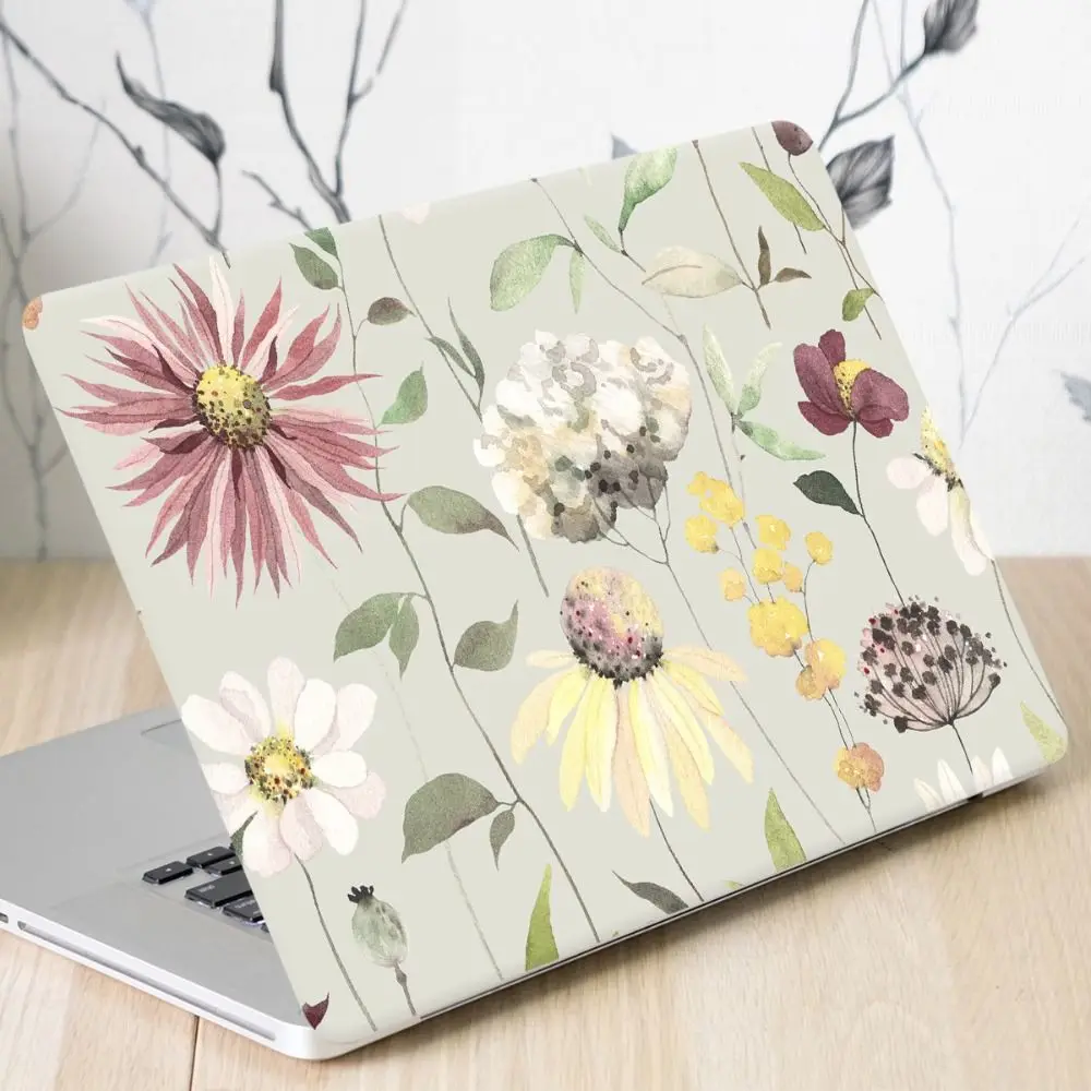 DIY 15inch Laptop Stickers Skins Scratch-proof A+C Side Notebook Computer Cover Skin PVC Creative for Macbook/HP/Dell/Lenovo