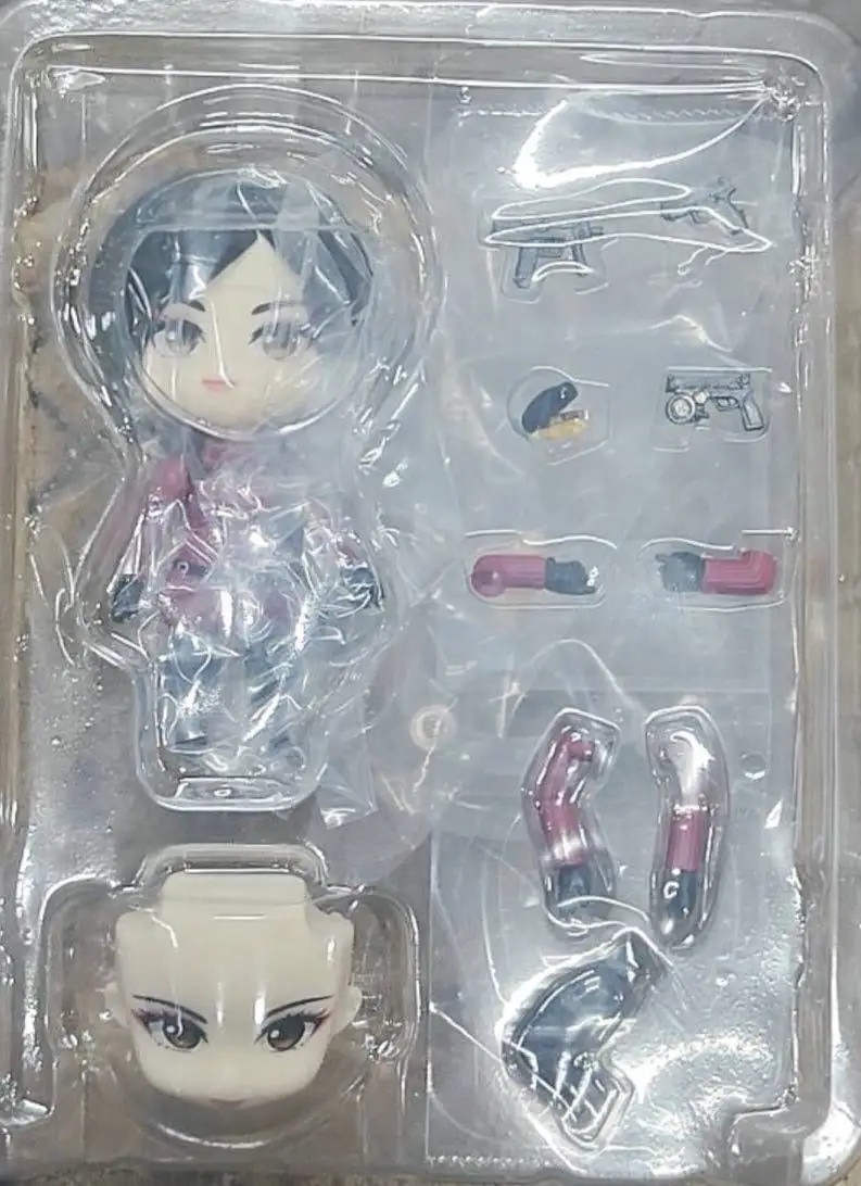 Q-Version Kurzhaar-Nendoroid 2761 Ada Wong Anime-Figur Modell Spielzeug Bewegliche Gelenke Sammlerstück Desktop-PC-Gehäuse-Ornament Fan-Geschenk – Detail 6
