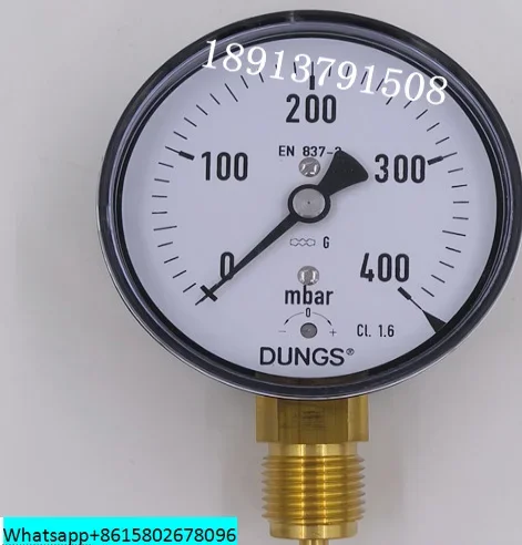 

Gas pressure gauge original 0-100/0-400/0-600mbar pressure gauge pressure button valve