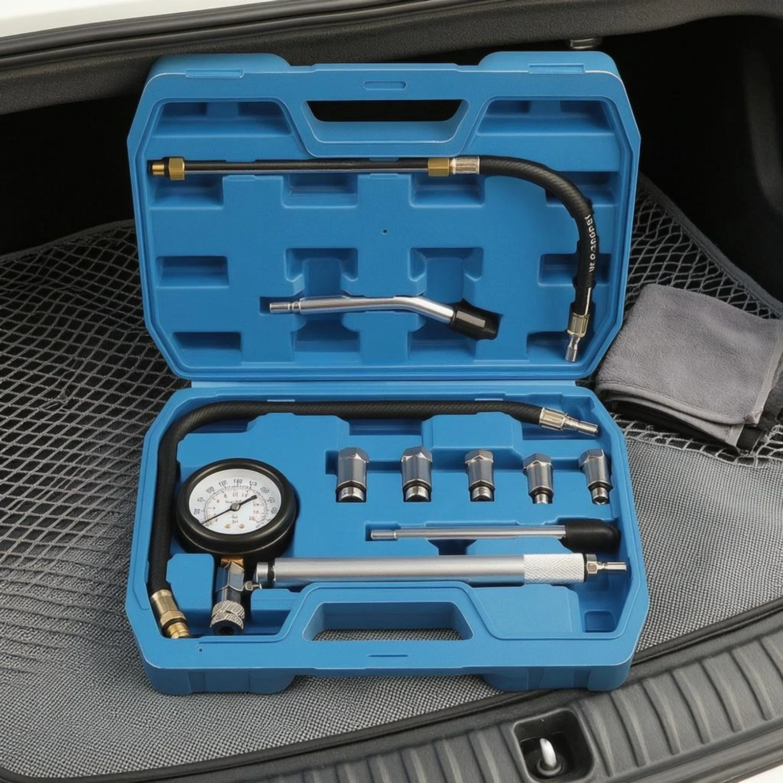 

Cylinder Pressure Testing Kit Flexible Hose Cylinder Compression Tester Kit Automotive Tool Universal Fit for Mechanics, Garage