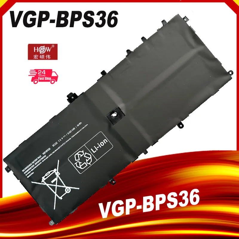 

VGP-BPS36 BPS36 laptop Battery For Sony Vaio Duo 13 Convertible Touch 13.3" SVD13211CG SVD1323YCGW SVD132A14L SVD1321B