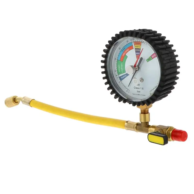 Nitrogênio Pressure Test Gauge, Ar Condicionado Refrigeração, Atacado para Equipamentos, R134a, R22, R407C, R410A
