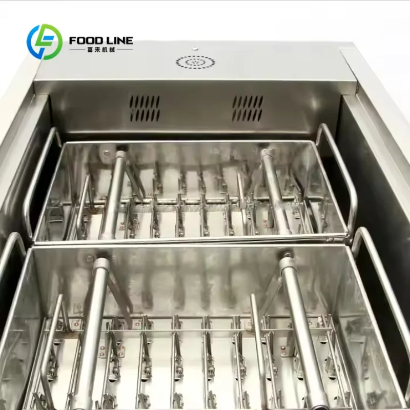 Customized Industrial Commercial Automatic Popsicle Making Machine With Different Mold Food-Grade Material Construction