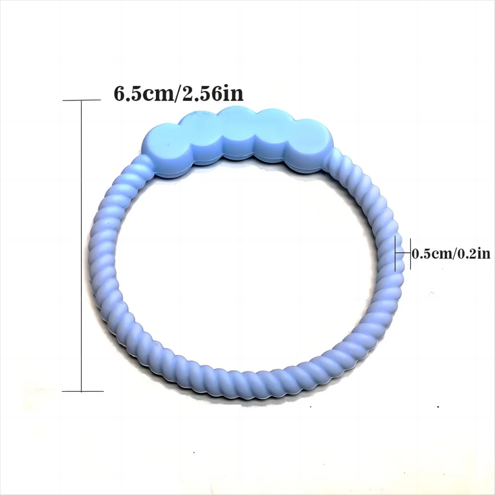 Children\'s Teether New Silicone Animal Round Silicone Teether Teething Stick Baby Teething Bite Toys Bracelet