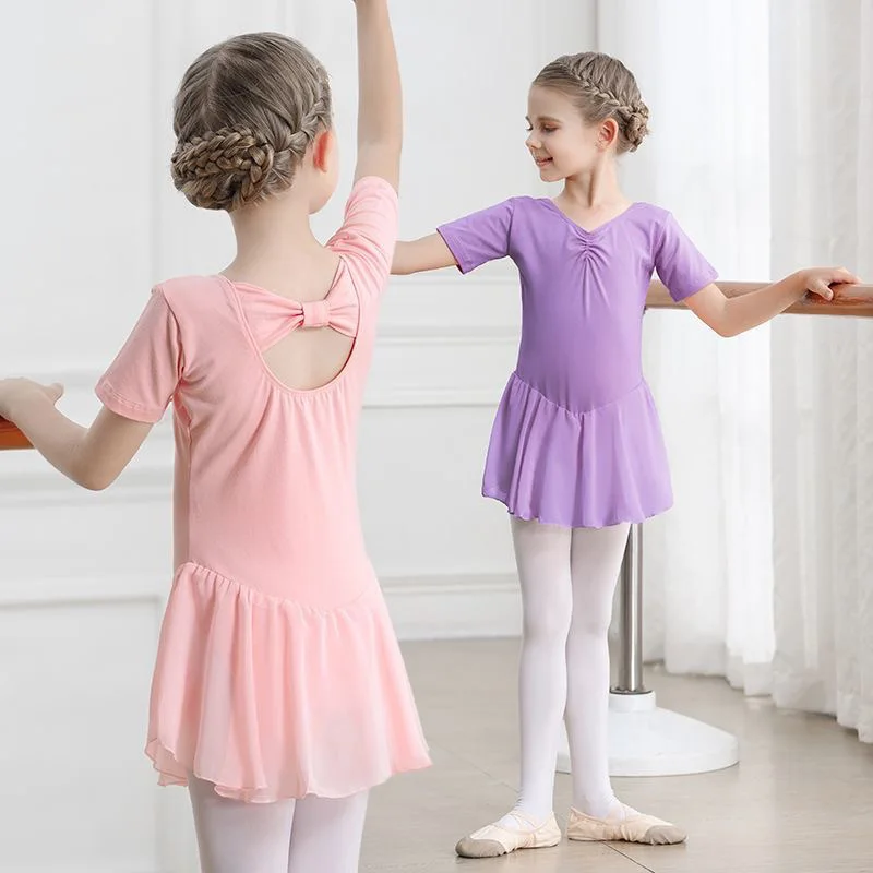 Girl Ballet Dance Leotards Bodysuit For Children Dance Dress Kids Ballet Costumes For Girls Dance Leotard Girl Dancewear