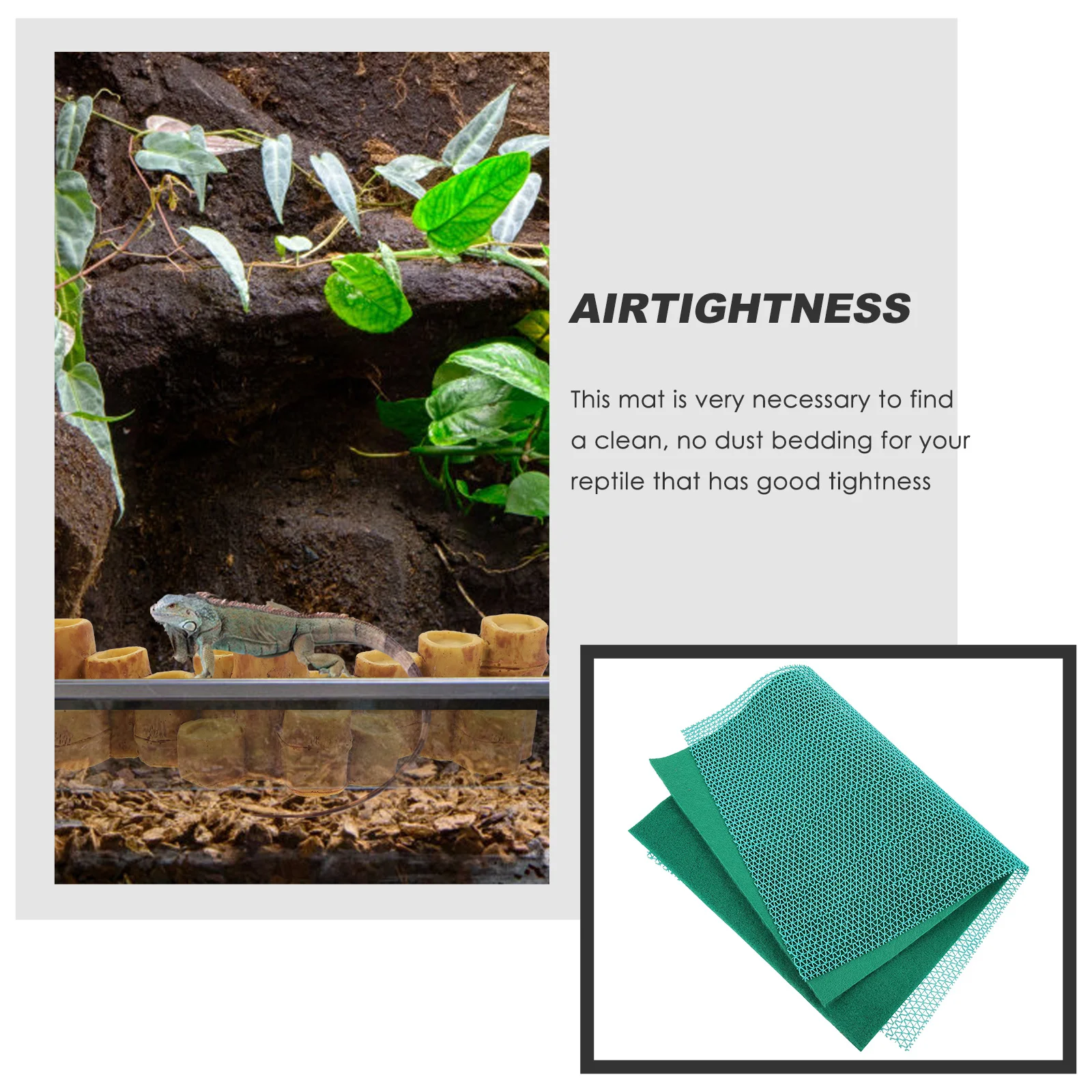 1 مجموعة 1 مجموعة قسط الزواحف تررم السجاد قابل للغسل قابلة لإعادة الاستخدام سحلية ثعبان السلحفاة الفراش حصيرة مستلزمات الحيوانات الأليفة الركيزة بطانة #1