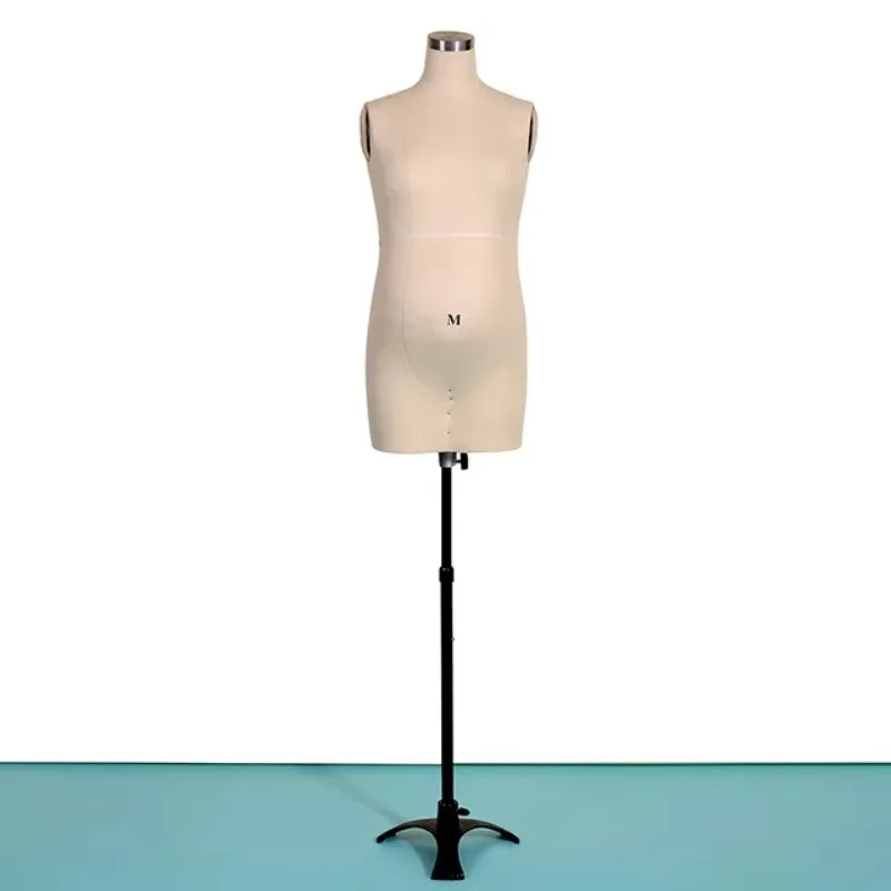 Pregnant Woman Fiberglass Half Body Mannequin Big Plus Size Ladies Dress Form Stand Tailoring Display High Grade