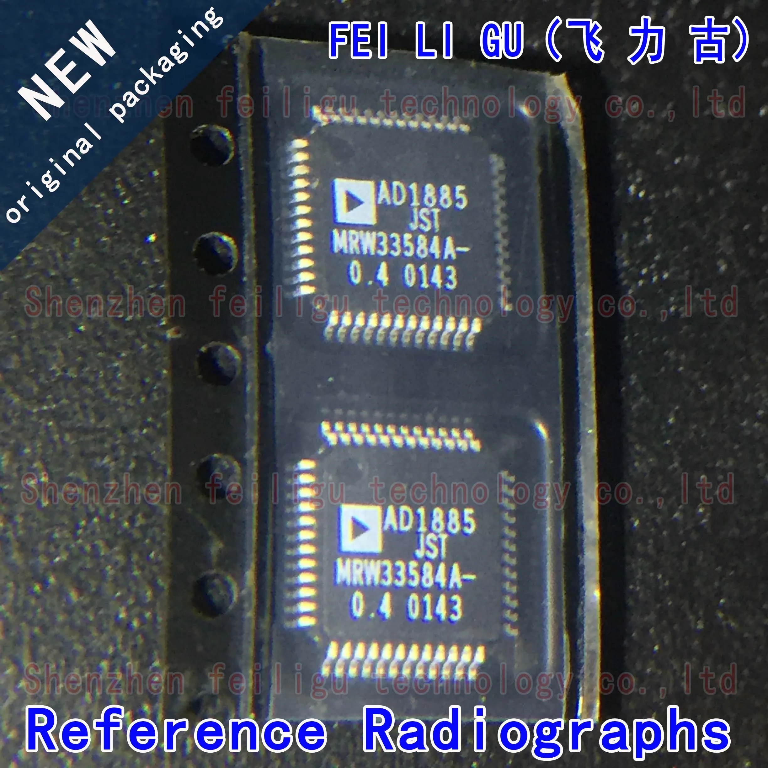 1/10/30Pieces 100% New original AD1885JSTZ AD1885JST AD1885 package:QFP48 audio codec audio interface chip