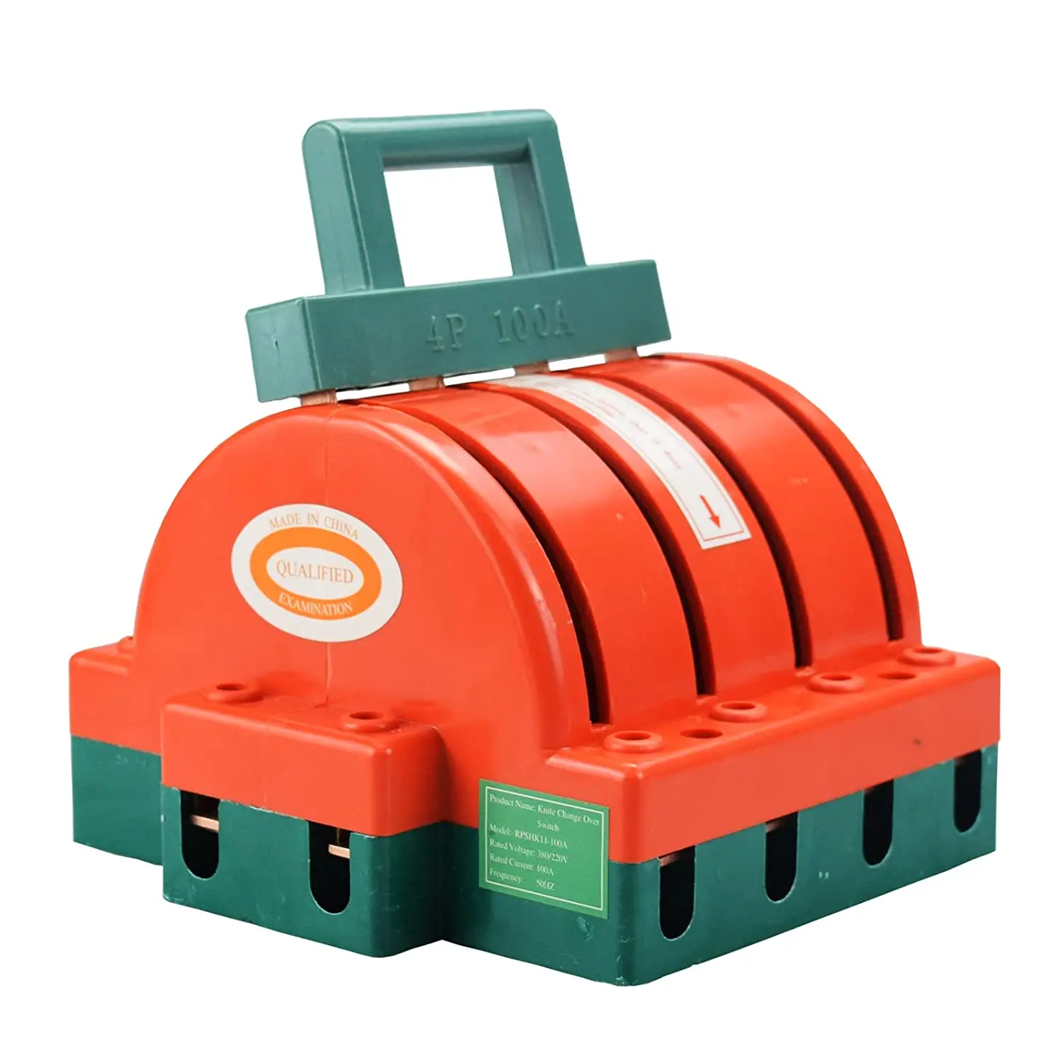 Disconnect Switch Double Throw 100A 380V 4 Pole Safety Two-Way Switching  Orange Power Industrial