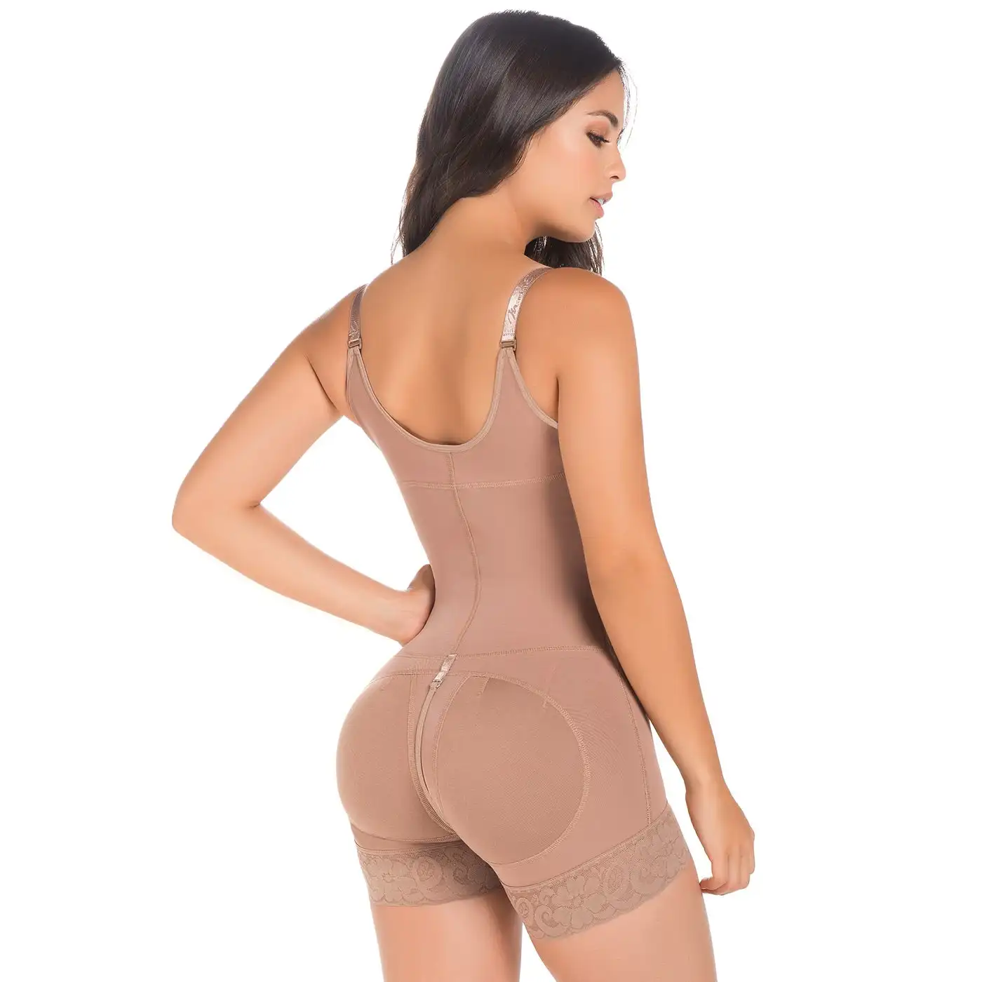 Purple Fajas Open Bust Bodysuit Waist Trainer Corset Post Surgery Tummy Control Butt Lifter Shapewear Bbl Body Shapers XS