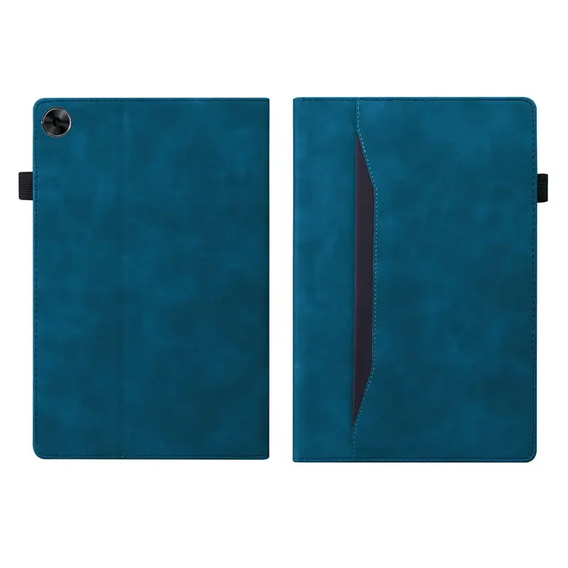 Carteira de negócios funda para realme pad (2021) 10.4 "tablet caso rmp2102 rmp2103 flip suporte capa protetora macio tpu volta coque