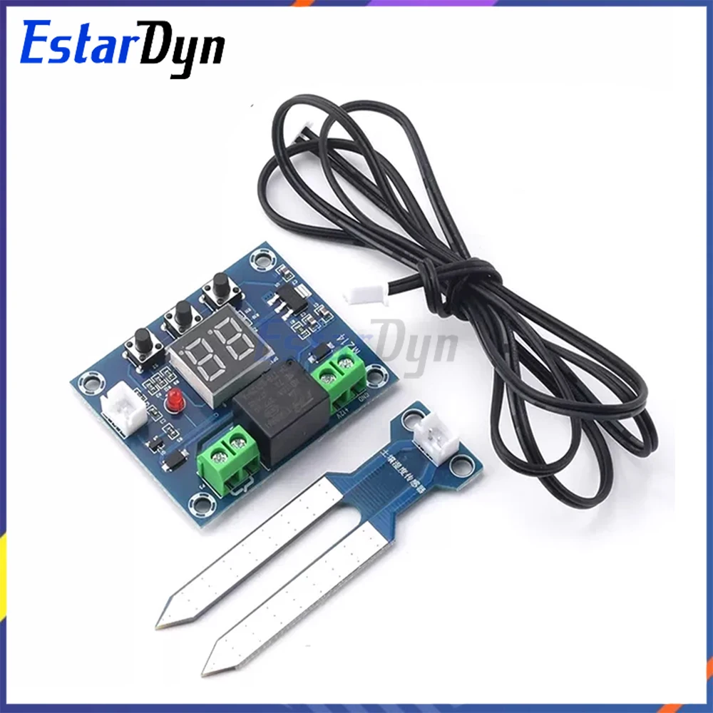 Humidity Controller Soil Moisture Sensor XH-M214 12V 10A Digital Display Automatic Irrigation for Garden Greenhouse