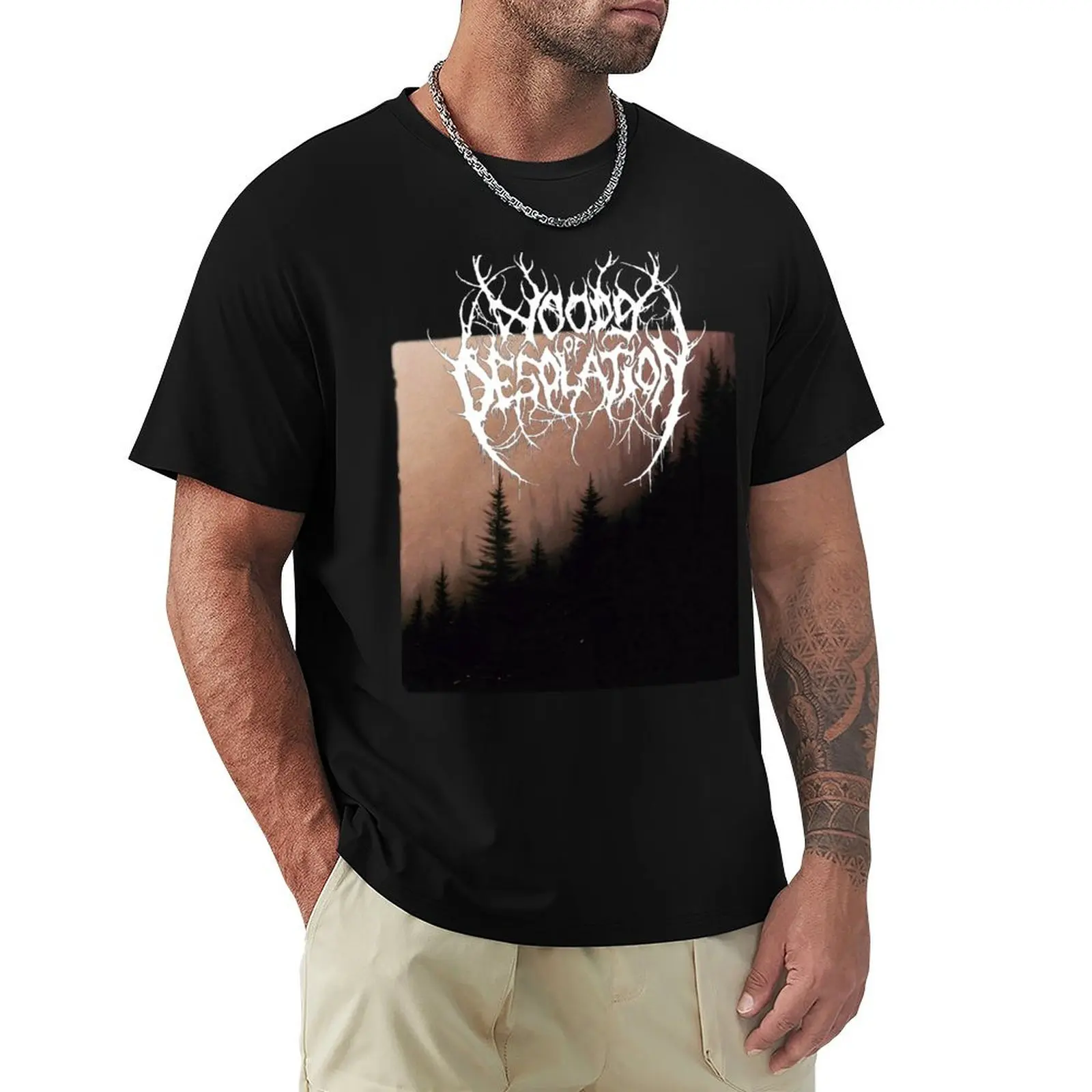 Woods of Desolation - Torn Beyond Reason - Black Metal T-Shirt quick drying custom t shirt men graphic tees