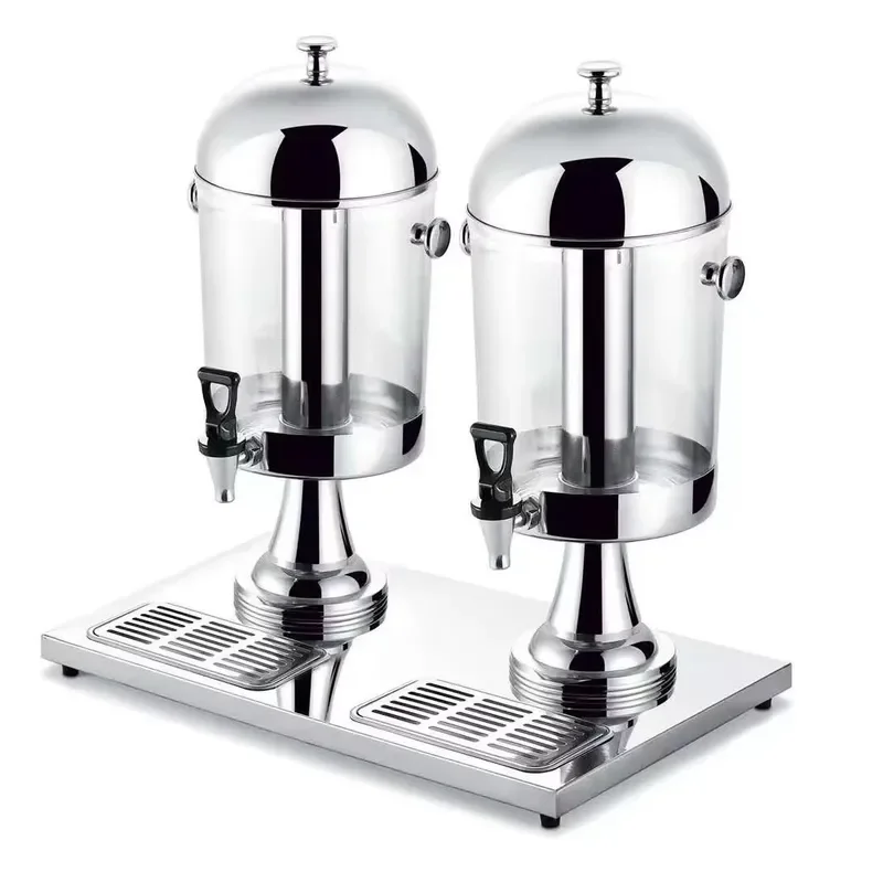8/16/24 L stainless steel cold drink machine, cold juice water dispenser, polished metal beverage machine, suitable for hotel