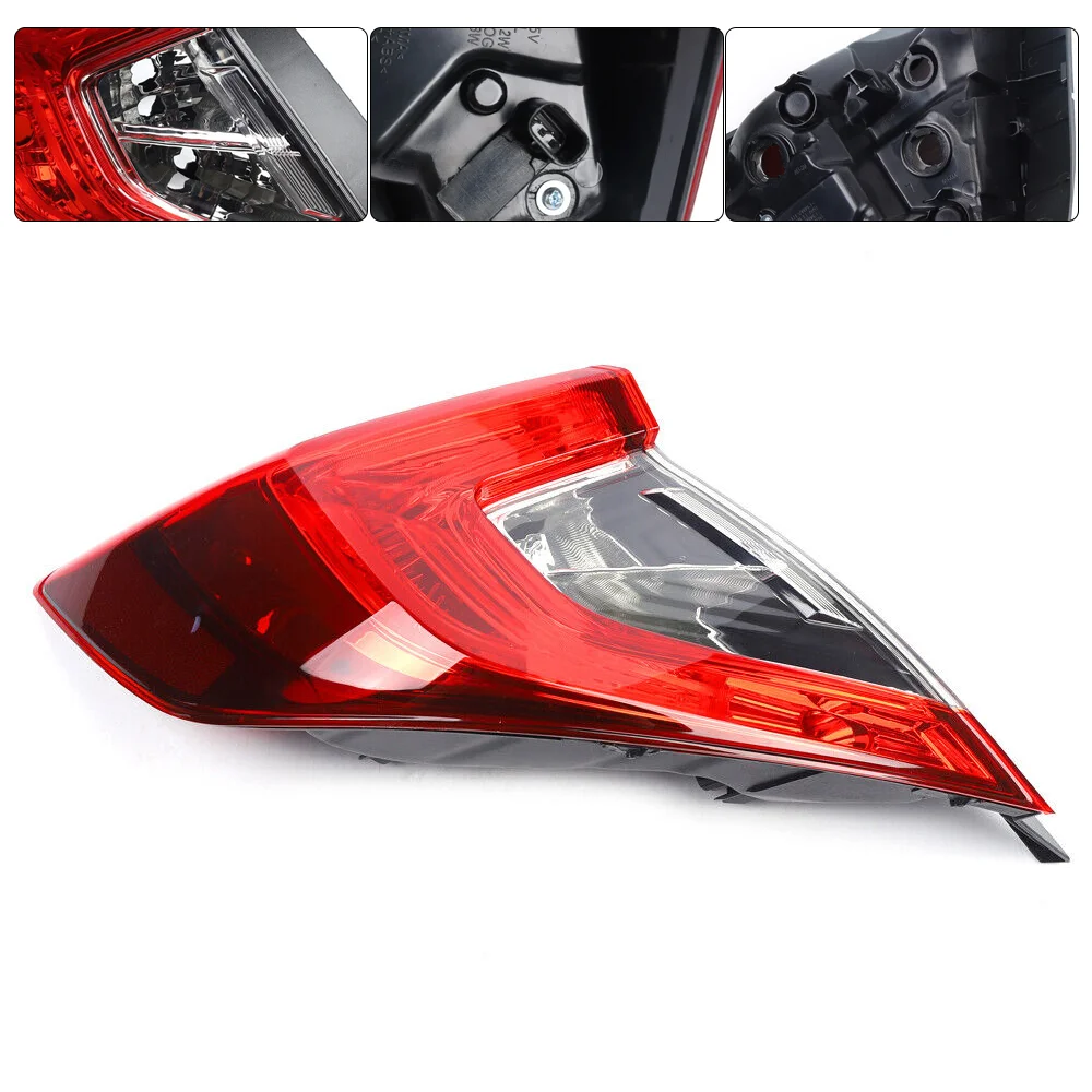 Rear Tail Light For Honda Civic Sedan 2016 2017 2018 2019 Brake Turn Signal Reverse Lamp Left Right Pair Assembly - view 3