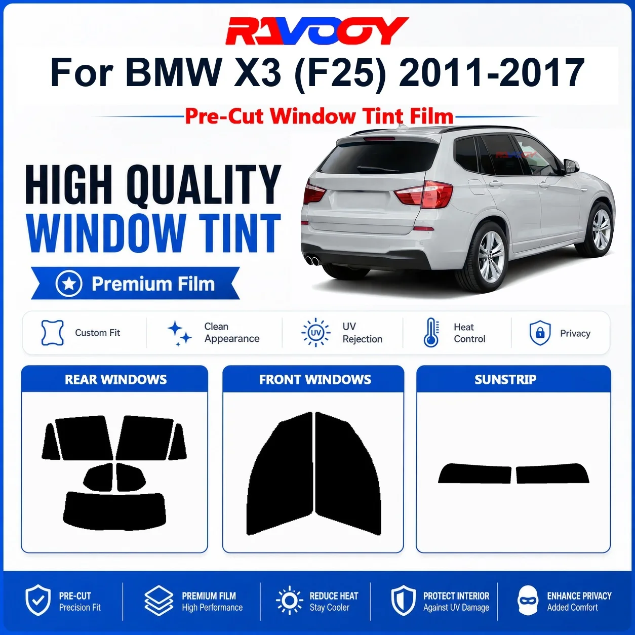pelicula-de-privacidade-com-protecao-uv-e-rejeicao-de-calor-para-janelas-dianteiras-e-traseiras-do-bmw-x3-f25-2011-2017-pre-cortada-premium