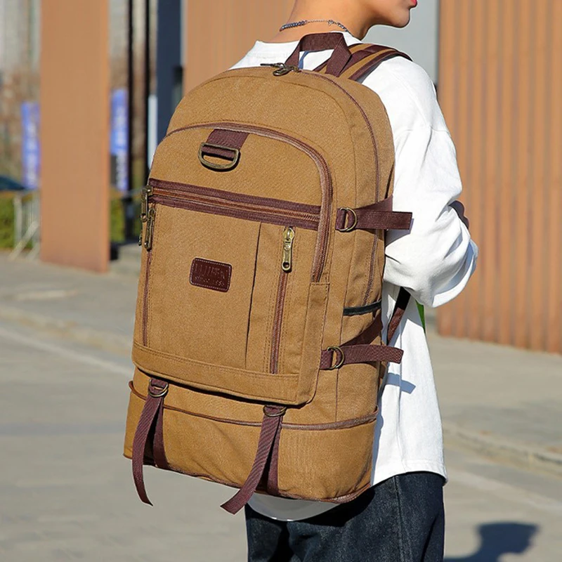 

Men Travel Backpack Multi-functional Leisure Climbing Bag Outdoor Camping Bag Computer Bags Increased Capacity Suitcase Rucksack