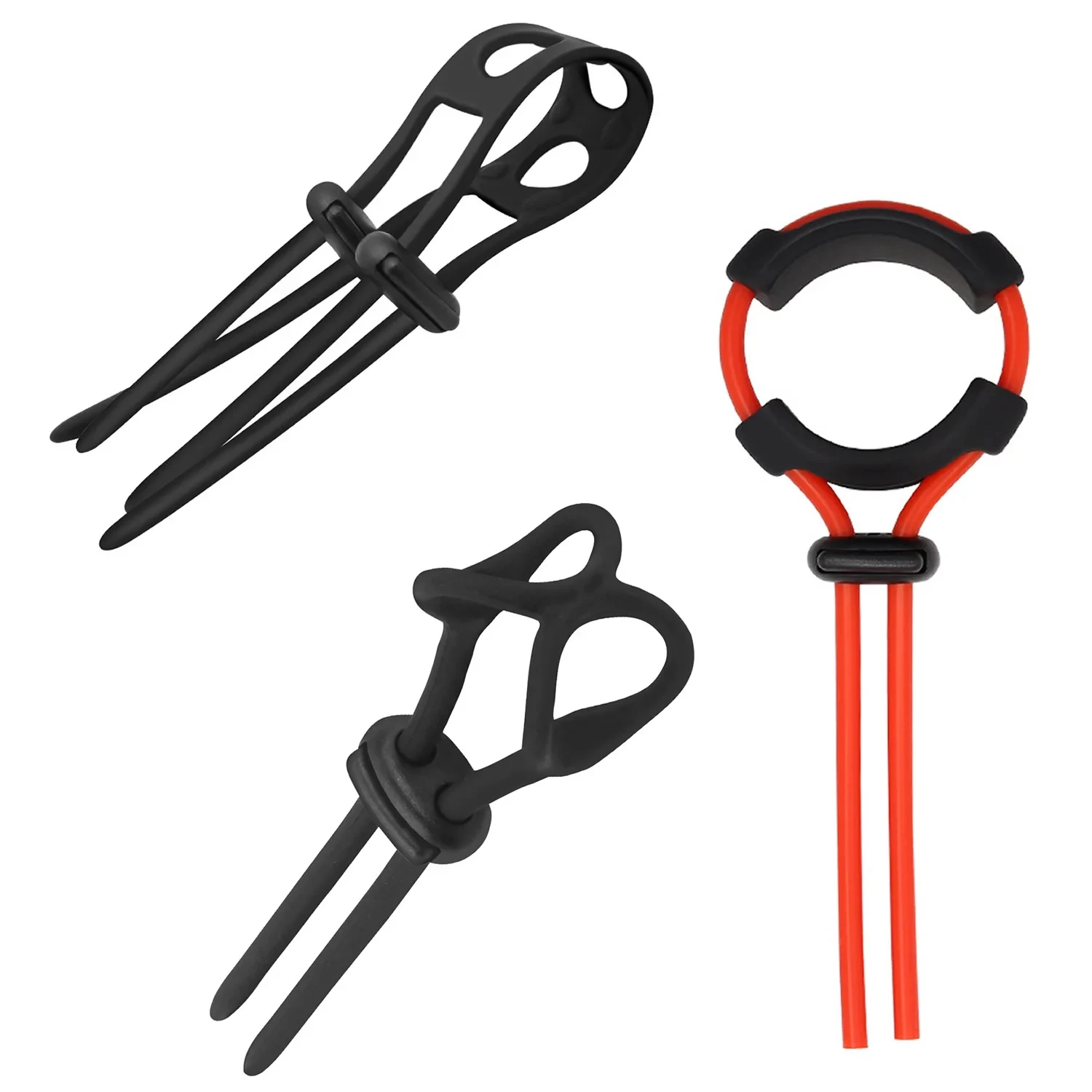 Adjustable Penis Ring Rope Silicone linen nozzle Cock Ring Sex Toy for 18+Adult Male Lasting Cockring Sex Shop Delay Ejaculation