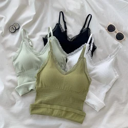 Lace Camisole Women Vest Breathable Tank Top Sleeveless Sexy Beauty Back Bra Body Corset Top Intimates Camisole Women Underwear