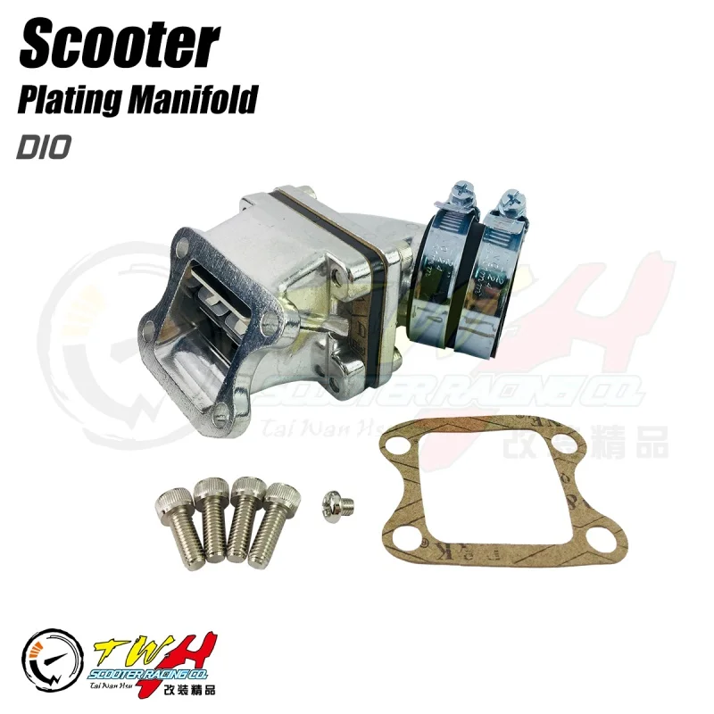 TWH Taiwan Made DIO Motorcycle Modified Parts Plating Intake Manifold