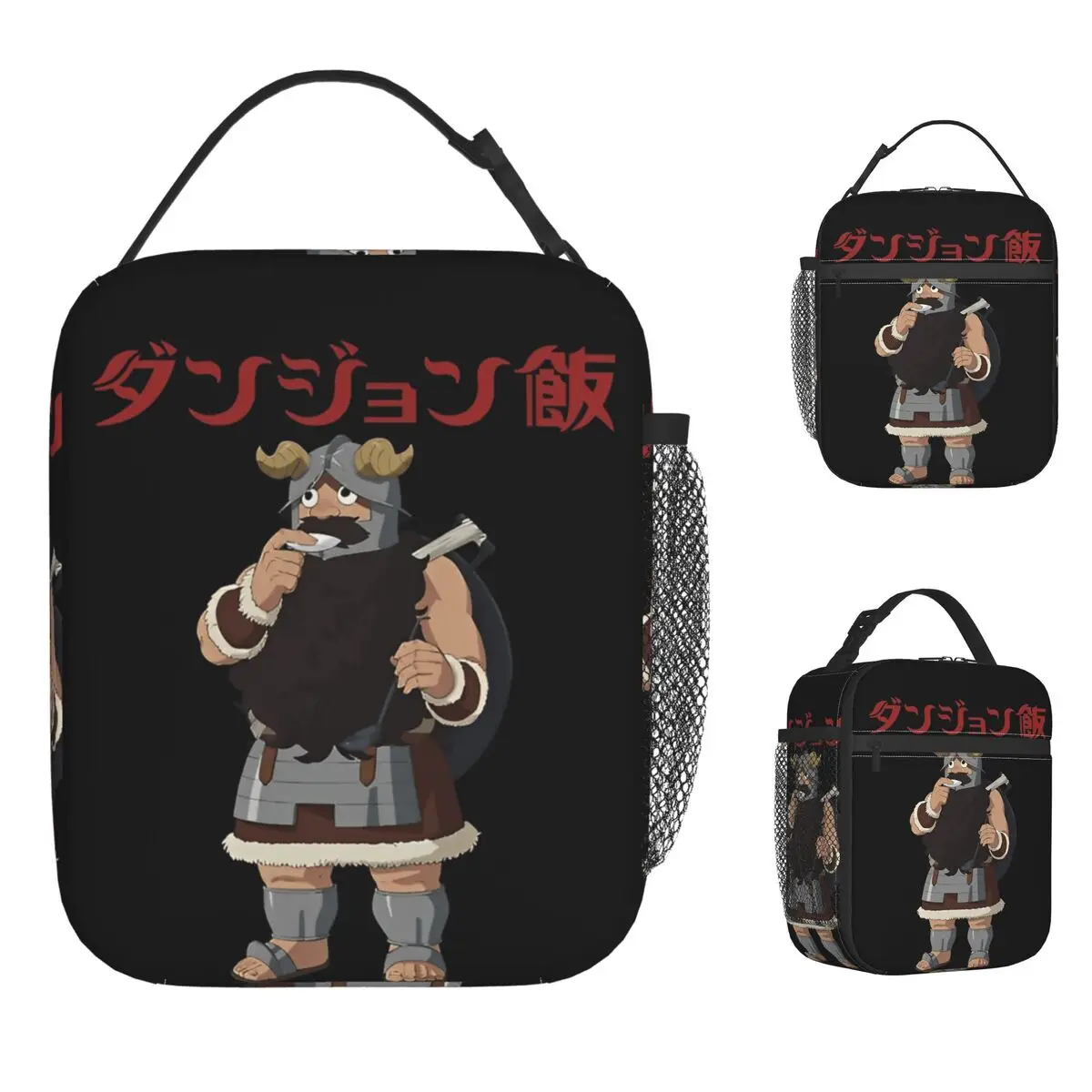 

Сумка для обеда Delicious In Dungeon, забавный ланч-бокс для женщин, удобная сумка-холодильник для пикника на открытом воздухе, термосумки для обеда с принтом Оксфорд