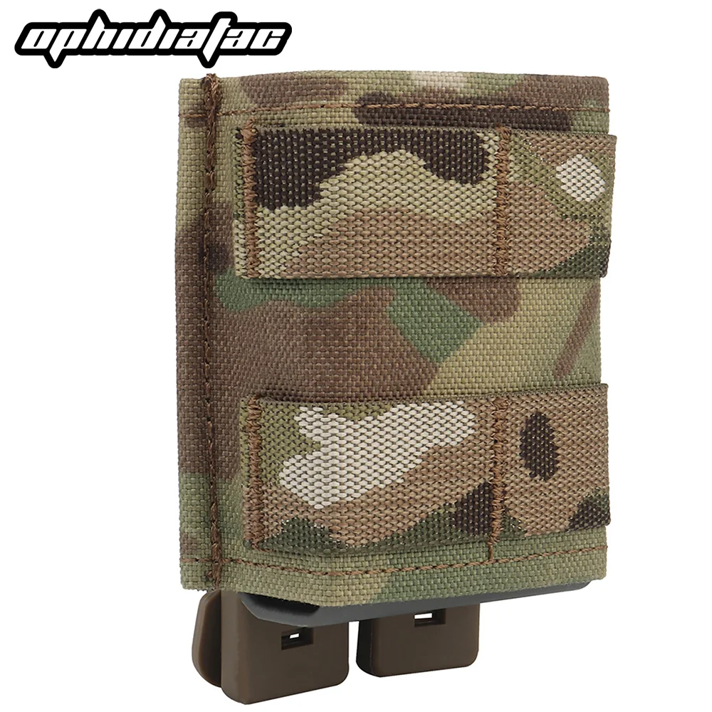 OPHIDIAN 5.56 Pochette simple pour chargeur FAST, Holster court, Porte-chargeur, Accessoires de système Molle pour Airsoft et Chasse, Nouveau sac banane