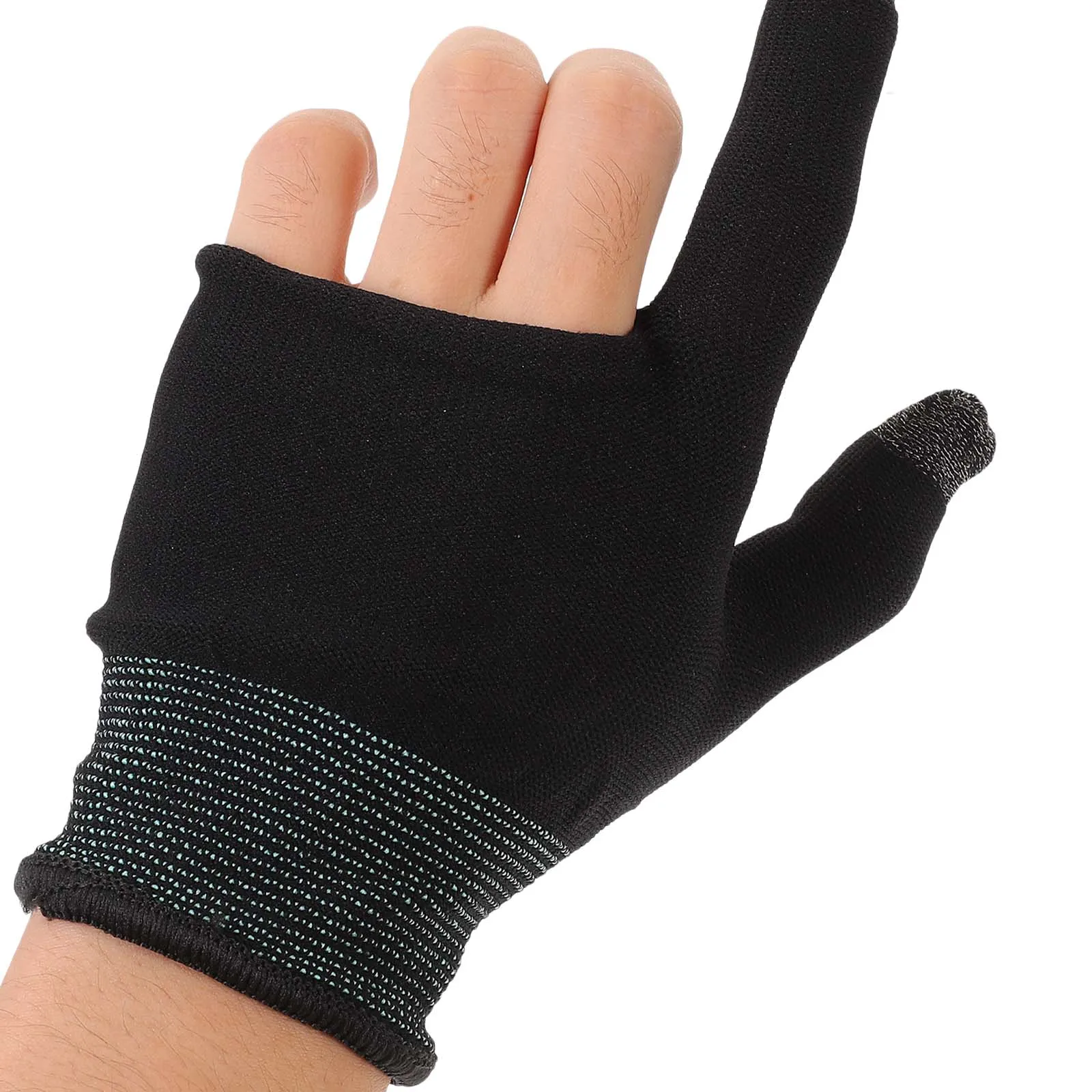 

Two-finger Gaming Gloves for Controller Sleeves Anti Sweat Touch Screen Protection